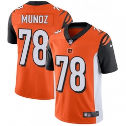Cincinnati Bengals 78 Anthony Munoz Vapor Untouchable Limited Orange Alternate NFL Jersey