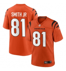 Cincinnati Bengals 81 Irv Smith Jr Orange Jersey