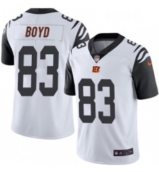 Cincinnati Bengals 83 Tyler Boyd Limited White Rush Vapor Untouchable NFL Jersey