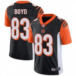 Cincinnati Bengals 83 Tyler Boyd Vapor Untouchable Limited Black Team Color NFL Jersey