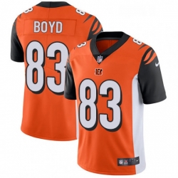 Cincinnati Bengals 83 Tyler Boyd Vapor Untouchable Limited Orange Alternate NFL Jersey