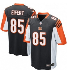 Cincinnati Bengals 85 Tyler Eifert Game Black Team Color NFL Jersey