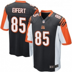 Cincinnati Bengals 85 Tyler Eifert Game Black Team Color NFL Jersey