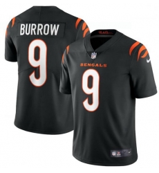 Cincinnati Bengals 9 Joe Burrow Black Vapor Limited Jersey