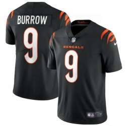 Cincinnati Bengals 9 Joe Burrow Black Vapor Limited Jersey