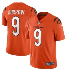 Cincinnati Bengals 9 Joe Burrow Orange Vapor Limited Jersey Cincinnati Bengals 9 Joe Burrow Orange Vapor Limited Jersey