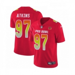 Cincinnati Bengals 97 Geno Atkins Limited Red AFC 2019 Pro Bowl NFL Jersey