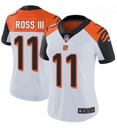 Women's Cincinnati Bengals  11 John Ross III White Stitched Football Vapor Untouchable Limited Jersey