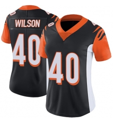 Women's Cincinnati Bengals 40 Brandon Wilson Black Jersey
