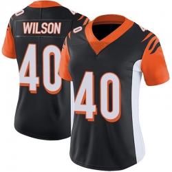 Women's Cincinnati Bengals 40 Brandon Wilson Black Jersey