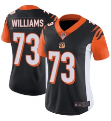 Women's Cincinnati Bengals 73 Jonah Williams Black Team Color Stitched Football Vapor Untouchable Limited Jersey