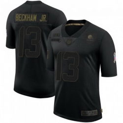 Cleveland Browns 13 Odell Beckham Jr Black 2020 Salute To Service Limited Jersey