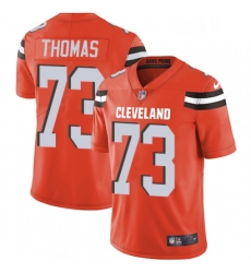 Cleveland Browns 73 Joe Thomas Orange Alternate Vapor Untouchable Limited Player NFL Jersey