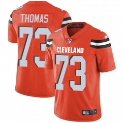 Cleveland Browns 73 Joe Thomas Orange Alternate Vapor Untouchable Limited Player NFL Jersey
