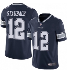 Dallas Cowboys 12 Roger Staubach Navy Blue Team Color Vapor Untouchable Limited Player NFL Jersey Dallas Cowboys 12 Roger Staubach Navy Blue Team Color Vapor Untouchable Limited Player NFL Jersey