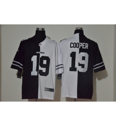Dallas Cowboys 19 Amari Cooper Black And White Split Vapor Untouchable Limited Jersey