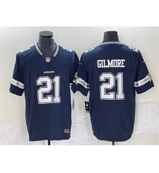 Dallas Cowboys 21 Stephon Gilmore Navy 2023 F U S E Limited Stitched Football Jersey