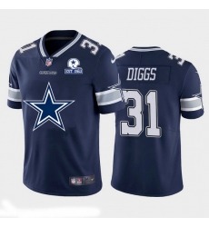 Dallas Cowboys 31 Trevon Diggs Navy Blue Big Team Logo With Established In 1960 Patch Vapor Limited NFL Jersey