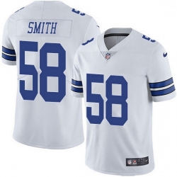 Dallas Cowboys 58 Aldon Smith White Stitched NFL Vapor Untouchable Limited Jersey