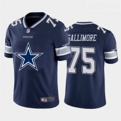 Dallas Cowboys 75 Neville Gallimore Navy Team Big Logo Vapor Untouchable Limited Jersey