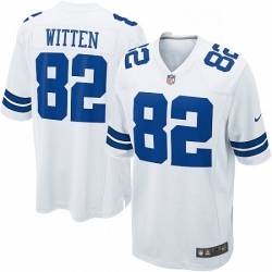 Dallas Cowboys 82 Jason Witten Game White NFL Jersey