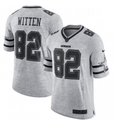 Dallas Cowboys 82 Jason Witten Limited Gray Gridiron II NFL Jersey