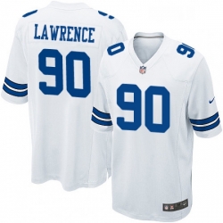 Dallas Cowboys 90 Demarcus Lawrence Game White NFL Jersey