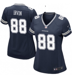 Women's Dallas Cowboys 88 Michael Irvin Game Navy Blue Team Color NFL Jersey