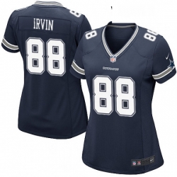 Women's Dallas Cowboys 88 Michael Irvin Game Navy Blue Team Color NFL Jersey