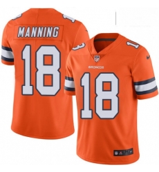 Denver Broncos 18 Peyton Manning Limited Orange Rush Vapor Untouchable NFL Jersey Denver Broncos 18 Peyton Manning Limited Orange Rush Vapor Untouchable NFL Jersey