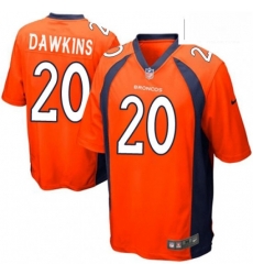 Denver Broncos 20 Brian Dawkins Game Orange Team Color NFL Jersey Denver Broncos 20 Brian Dawkins Game Orange Team Color NFL Jersey
