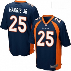 Denver Broncos 25 Chris Harris Jr Game Navy Blue Alternate NFL Jersey