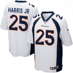 Denver Broncos 25 Chris Harris Jr Game White NFL Jersey