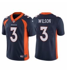 Denver Broncos 3 Russell Wilson Navy Vapor Untouchable Limited Stitched Jersey