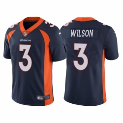 Denver Broncos 3 Russell Wilson Navy Vapor Untouchable Limited Stitched Jersey