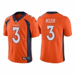 Denver Broncos 3 Russell Wilson Orange Vapor Untouchable Limited Stitched Jersey