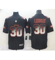 Denver Broncos 30 Phillip Lindsay Black Arch Smoke Vapor Untouchable Limited Jersey