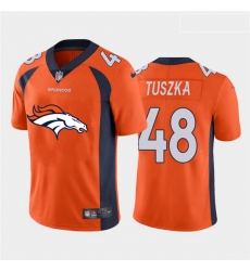Denver Broncos 48 Derrek Tuszka Orange Team Big Logo Vapor Untouchable Limited Jersey Denver Broncos 48 Derrek Tuszka Orange Team Big Logo Vapor Untouchable Limited Jersey