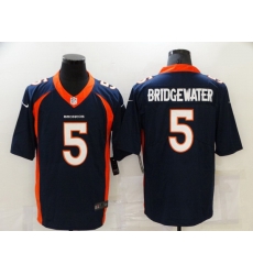 Denver Broncos 5 Teddy Bridgewater Navy Vapor Untouchable Limited Jersey