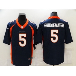 Denver Broncos 5 Teddy Bridgewater Navy Vapor Untouchable Limited Jersey