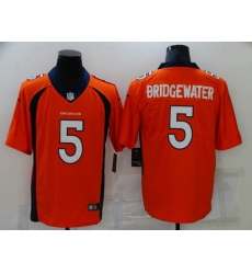 Denver Broncos 5 Teddy Bridgewater Orange Vapor Untouchable Limited Jersey