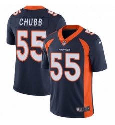 Denver Broncos 55 Bradley Chubb Navy Blue Alternate Vapor Untouchable Limited Player NFL Jersey