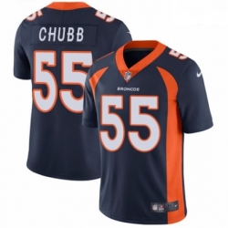 Denver Broncos 55 Bradley Chubb Navy Blue Alternate Vapor Untouchable Limited Player NFL Jersey