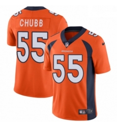 Denver Broncos 55 Bradley Chubb Orange Team Color Vapor Untouchable Limited Player NFL Jersey