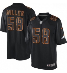 Denver Broncos 58 Von Miller Limited Black Impact NFL Jersey Denver Broncos 58 Von Miller Limited Black Impact NFL Jersey