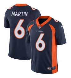 Denver Broncos 6 Sam Martin Navy Blue Alternate Stitched NFL Vapor Untouchable Limited Jersey