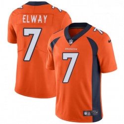 Denver Broncos 7 John Elway Orange Team Color Vapor Untouchable Limited Player NFL Jersey