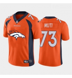 Denver Broncos 73 Netane Muti Orange Team Big Logo Vapor Untouchable Limited Jersey Denver Broncos 73 Netane Muti Orange Team Big Logo Vapor Untouchable Limited Jersey