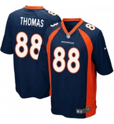 Denver Broncos 88 Demaryius Thomas Game Navy Blue Alternate NFL Jersey