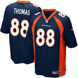 Denver Broncos 88 Demaryius Thomas Game Navy Blue Alternate NFL Jersey